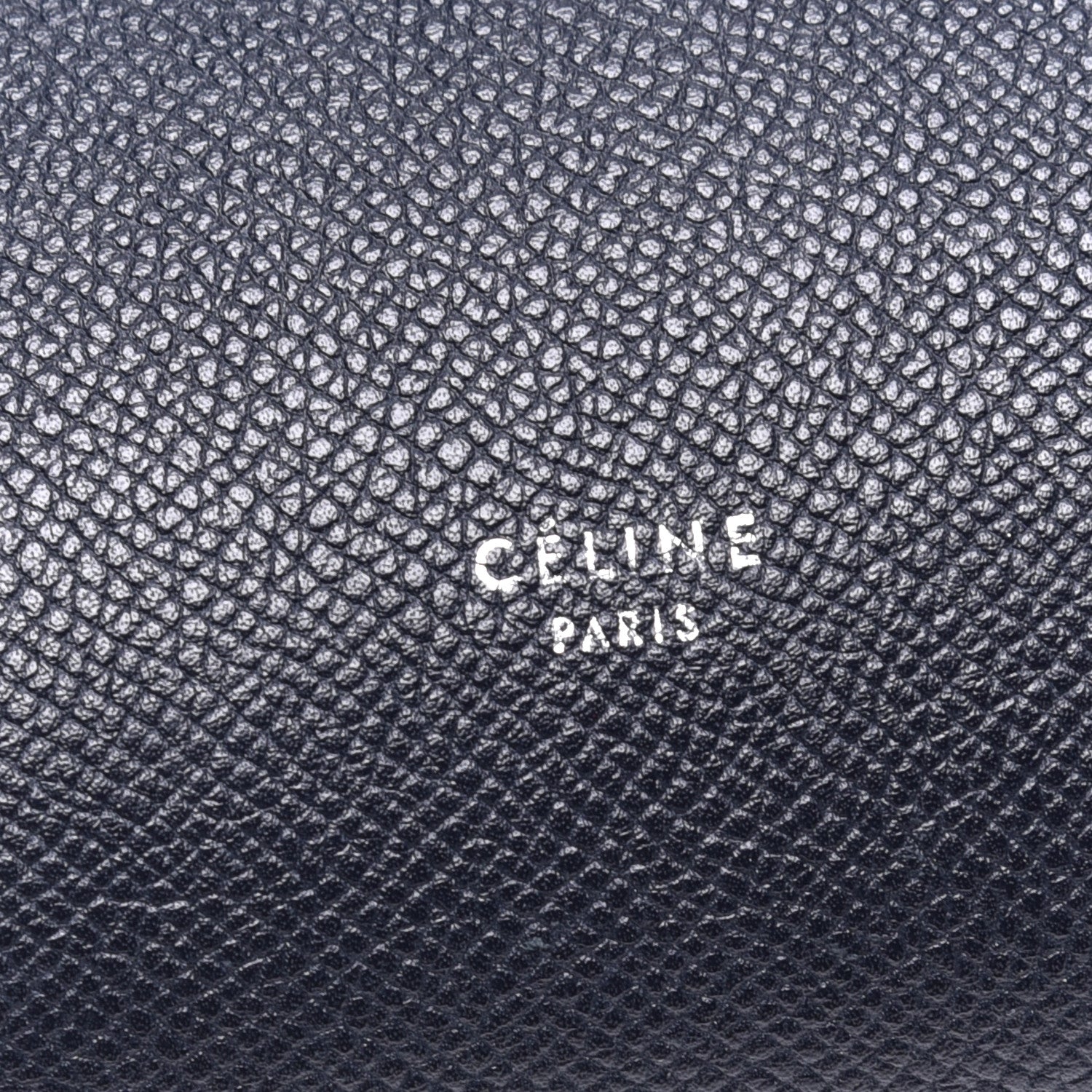 Celine Grained Calfskin Mini Belt Bag Navy 7 of 9