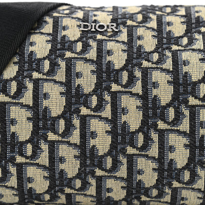 Christian Dior Oblique Mini Roller Messenger Bag Blue 7 of 10