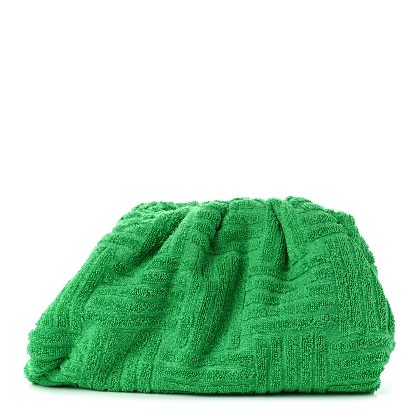 Calfskin Teen The Pouch Clutch Grass Green