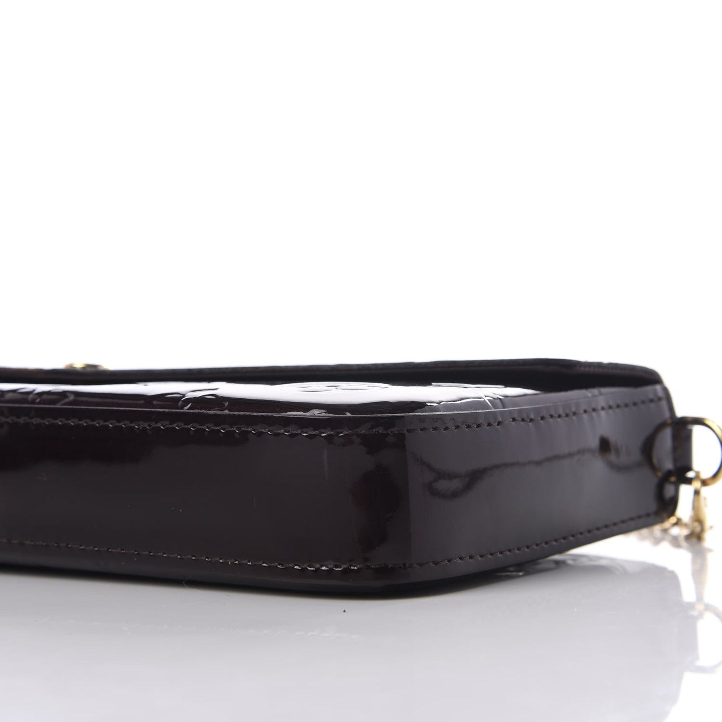 Vernis Pochette Felicie Chain Wallet Amarante