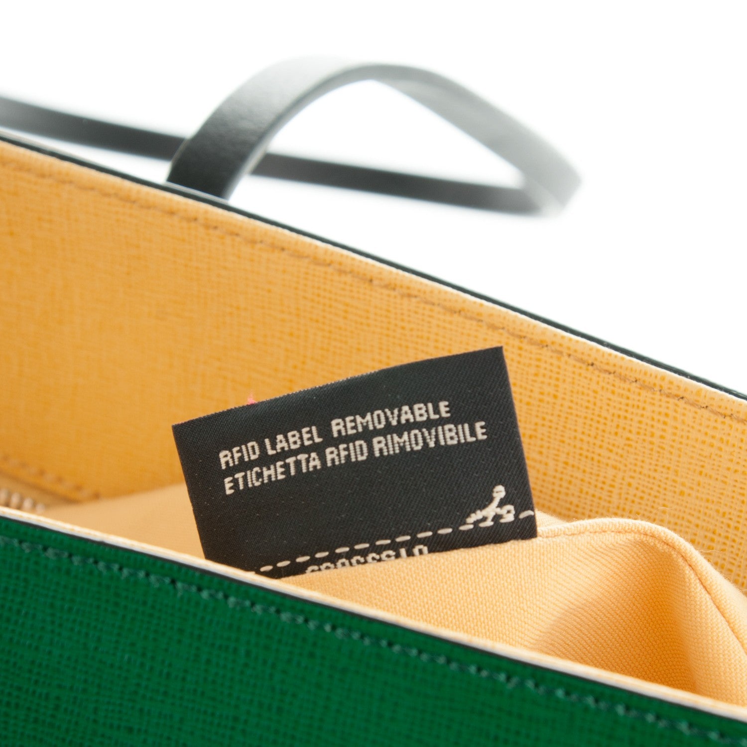 Fendi Vitello Elite Cuoio Monster Buggies Medium Roll Tote Emerald Black Multicolor Yellow 8 of 8