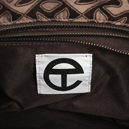 Telfar Monogram Jacquard Medium Shopping Bag Tan 6 of 8