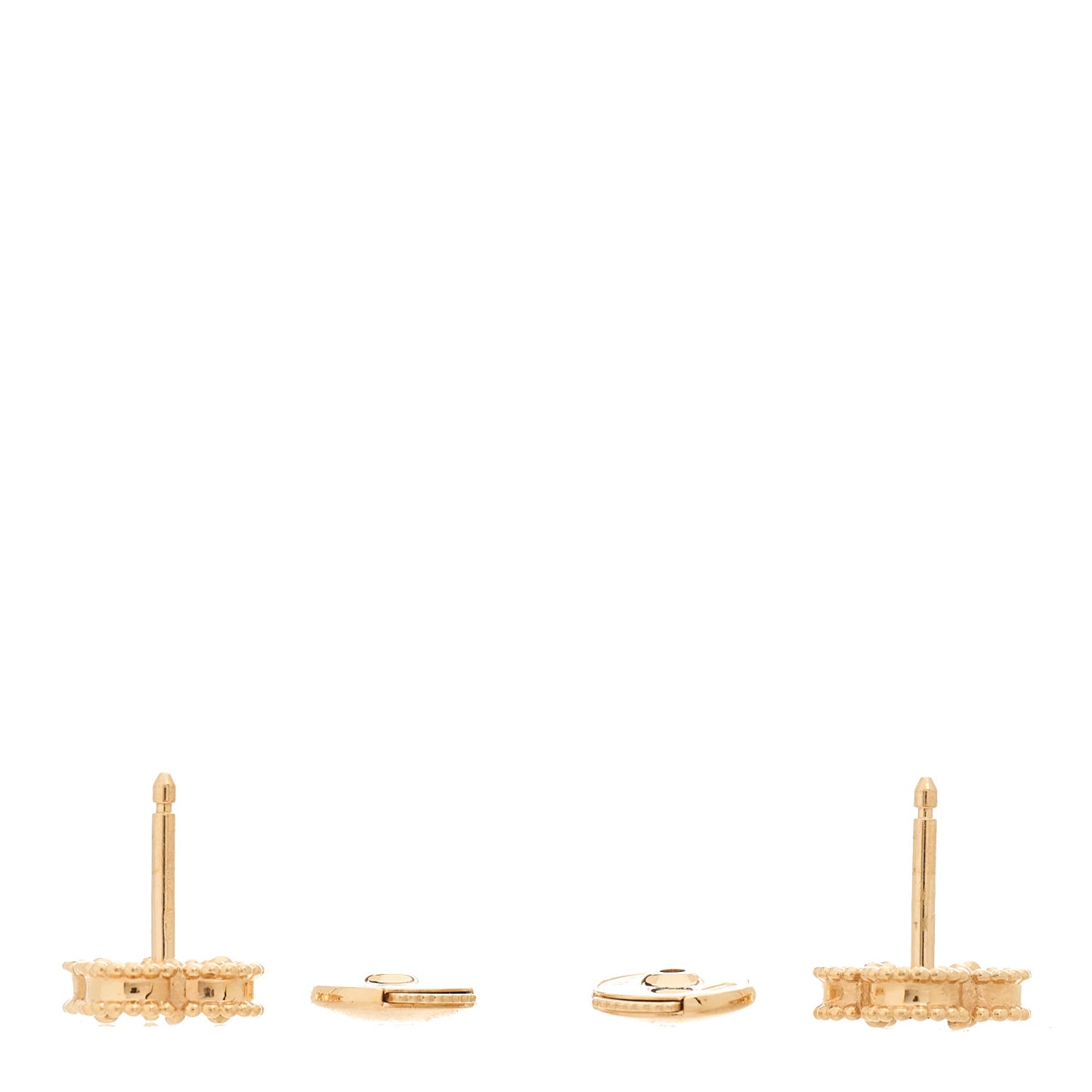 18K Rose Gold Carnelian Sweet Alhambra Earrings