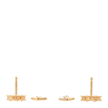Van Cleef & Arpels 18K Rose Gold Carnelian Sweet Alhambra Earrings 4 of 5