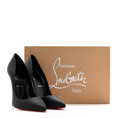 Christian Louboutin Mini Glitter So Kate 120 Pumps 39.5 Black 9 of 9