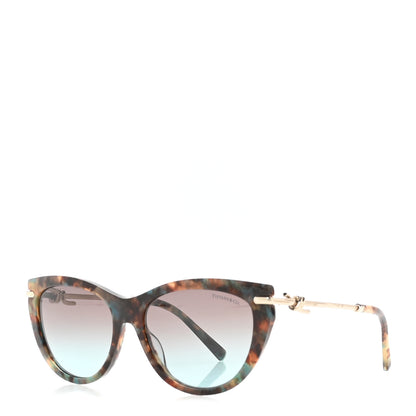 Tiffany Acetate Cat Eye Sunglasses TF4253 Tortoise 1 of 9