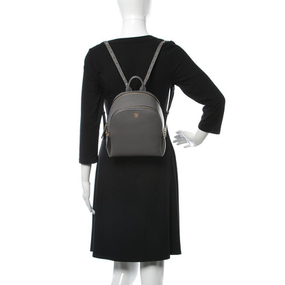 MCM Calfskin Mini Duchess Polke Studs Backpack Grey 2 of 10