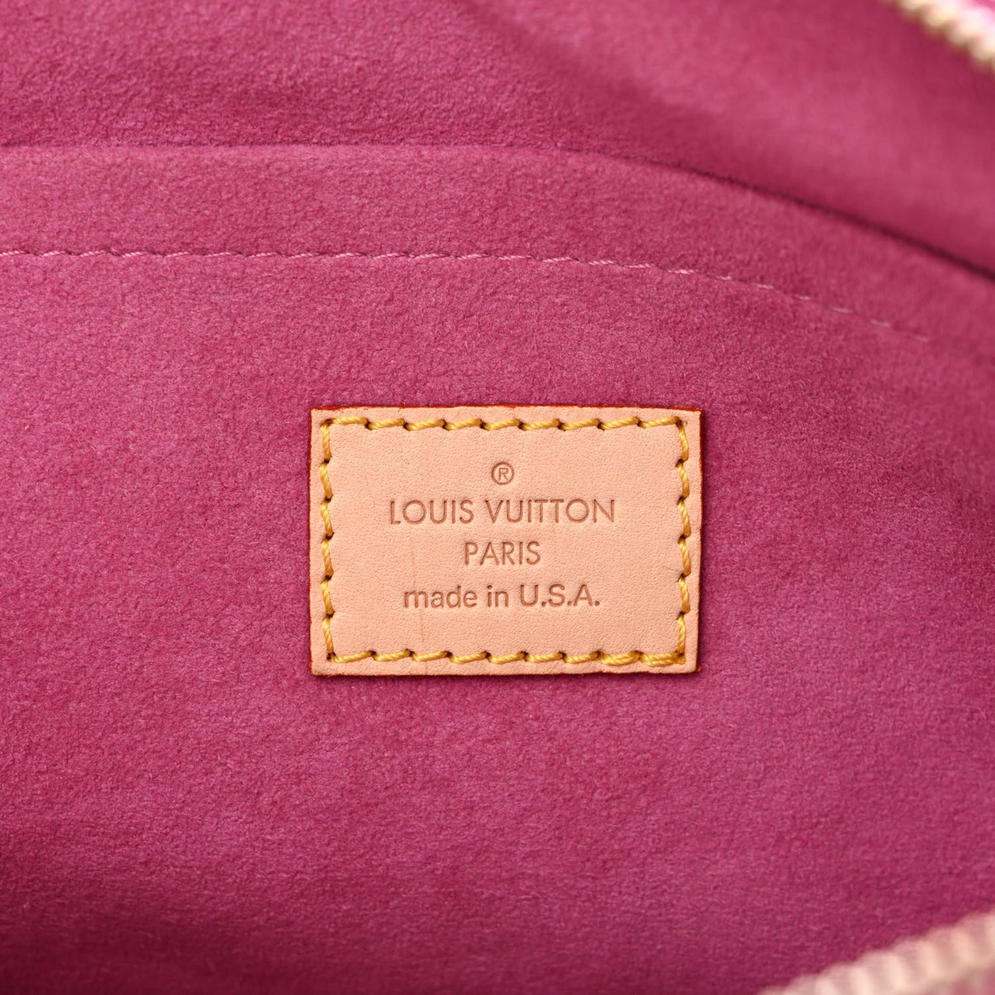 Monogram Denim Neo Speedy Fuchsia