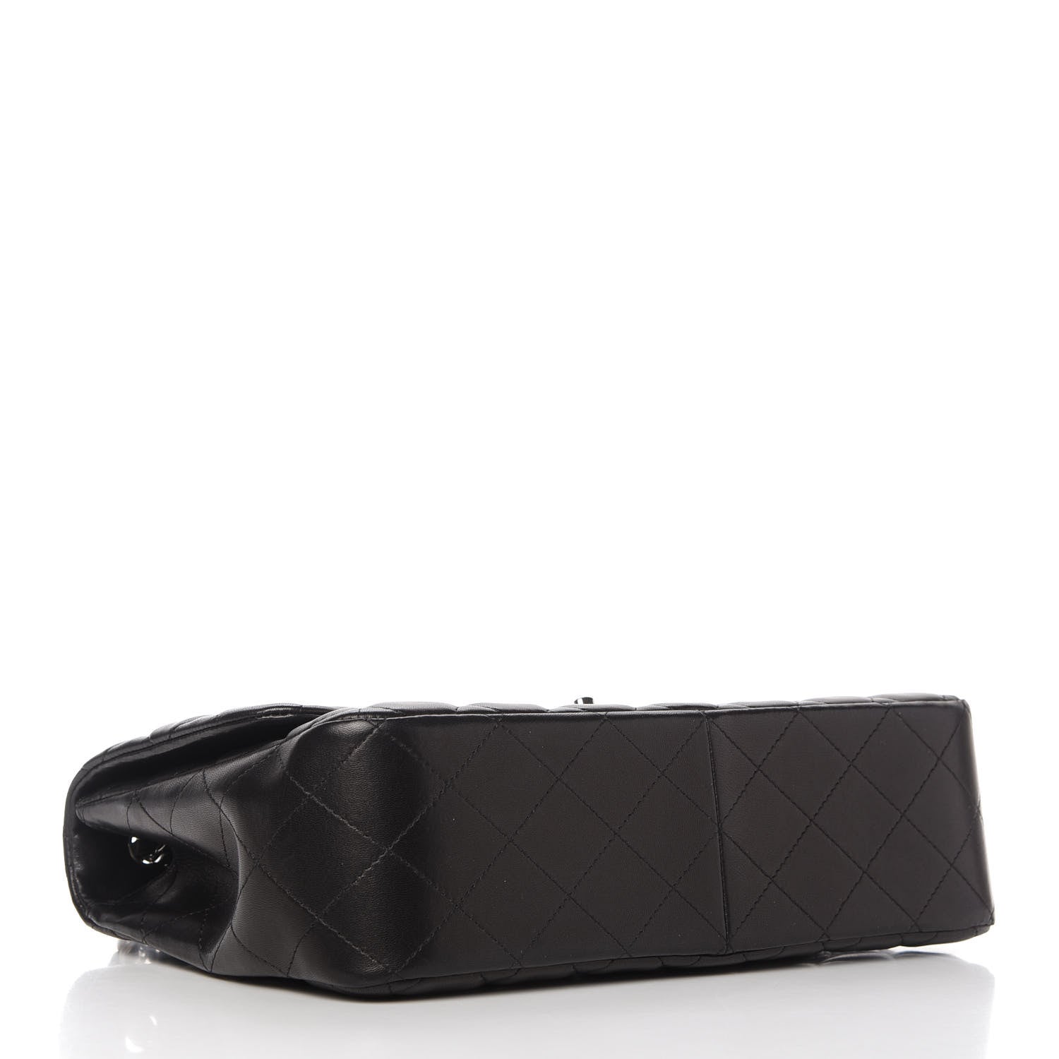 Chanel Lambskin Quilted Jumbo Single Flap Black 4 of 11