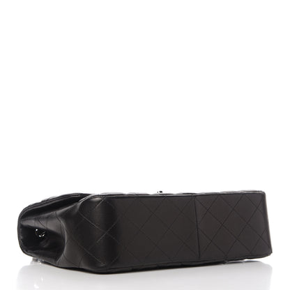 Chanel Lambskin Quilted Jumbo Single Flap Black 4 of 11