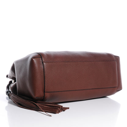 Gucci Leather Lady Tassel Top Handle Bag Nut Brown 4 of 9