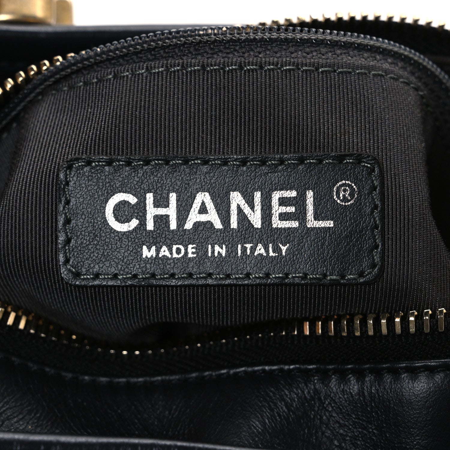 Chanel Aged Calfskin Quilted Small Gabrielle Hobo Dark Grey 6 of 12