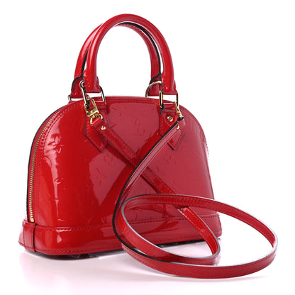 Louis Vuitton Vernis Alma BB Cherry 2 of 4