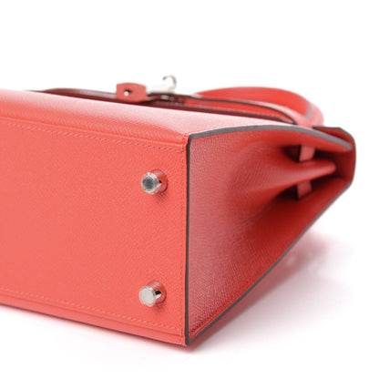 Hermes Epsom Kelly Sellier 25 Rose Jaipur 8 of 12
