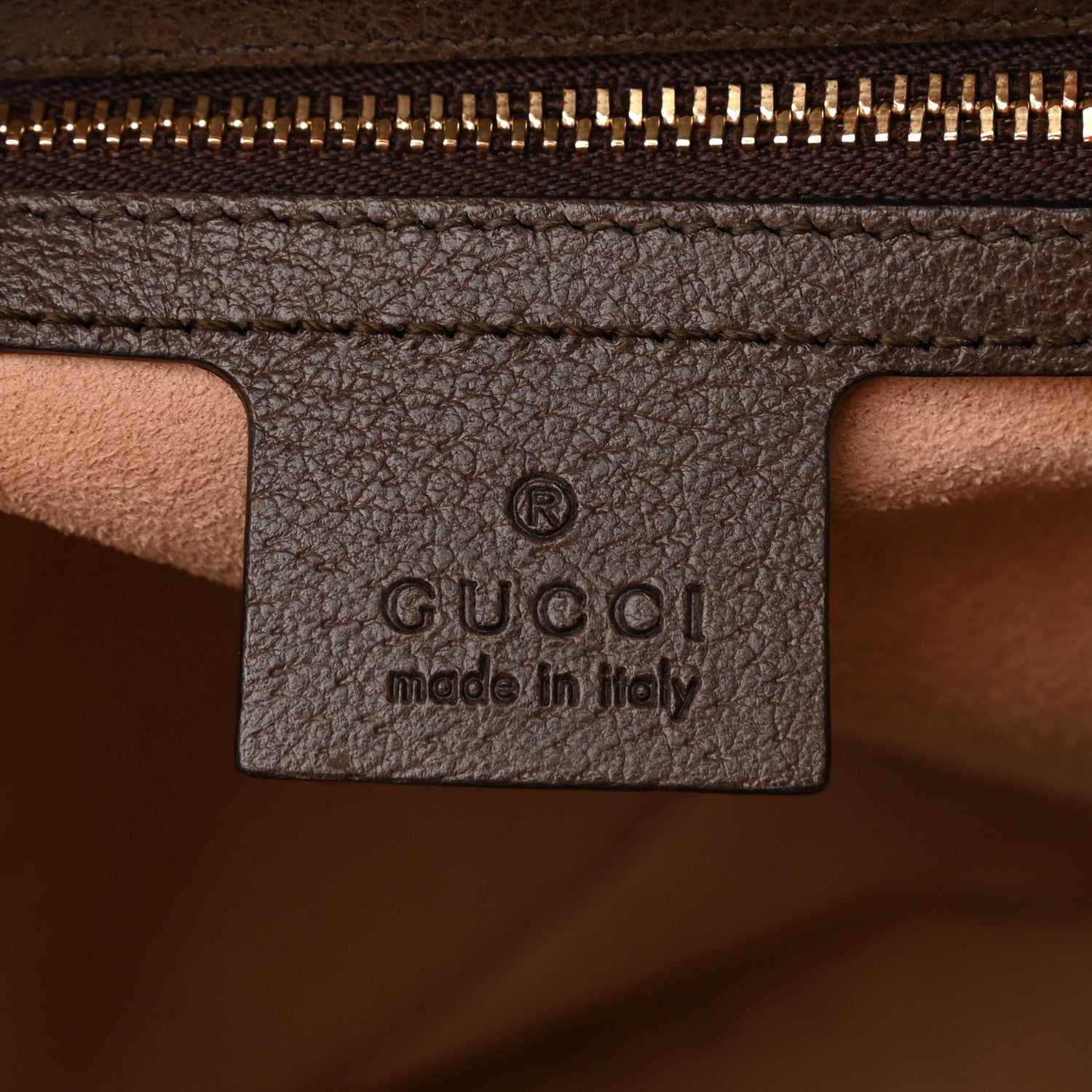 Gucci GG Supreme Monogram Web Medium Ophidia Top Handle Dome Bag Brown 5 of 9