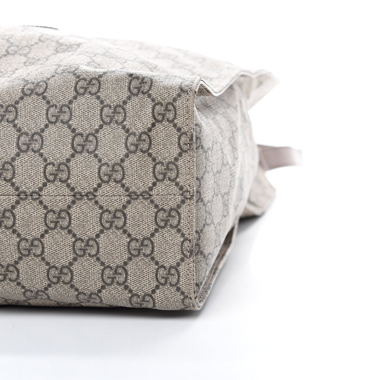 Soft GG Supreme Monogram Slip Handle Vertical Tote Beige New Acero