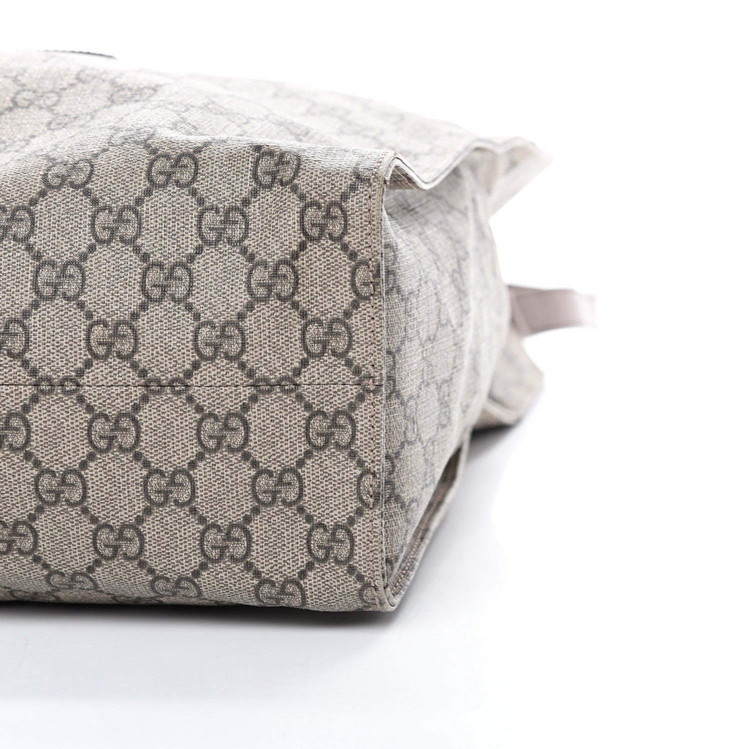 Gucci Soft GG Supreme Monogram Slip Handle Vertical Tote Beige New Acero 13 of 14