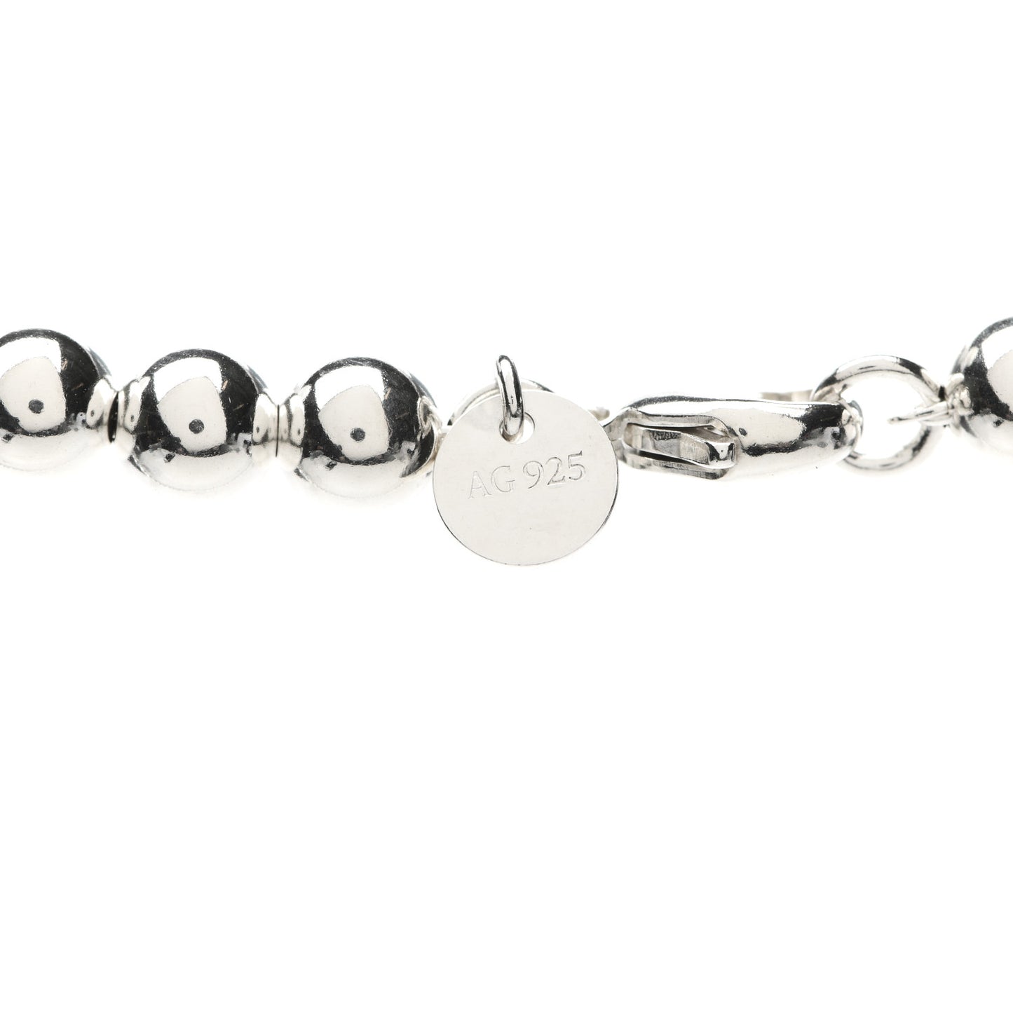 Sterling Silver HardWear Graduated Ball Necklace