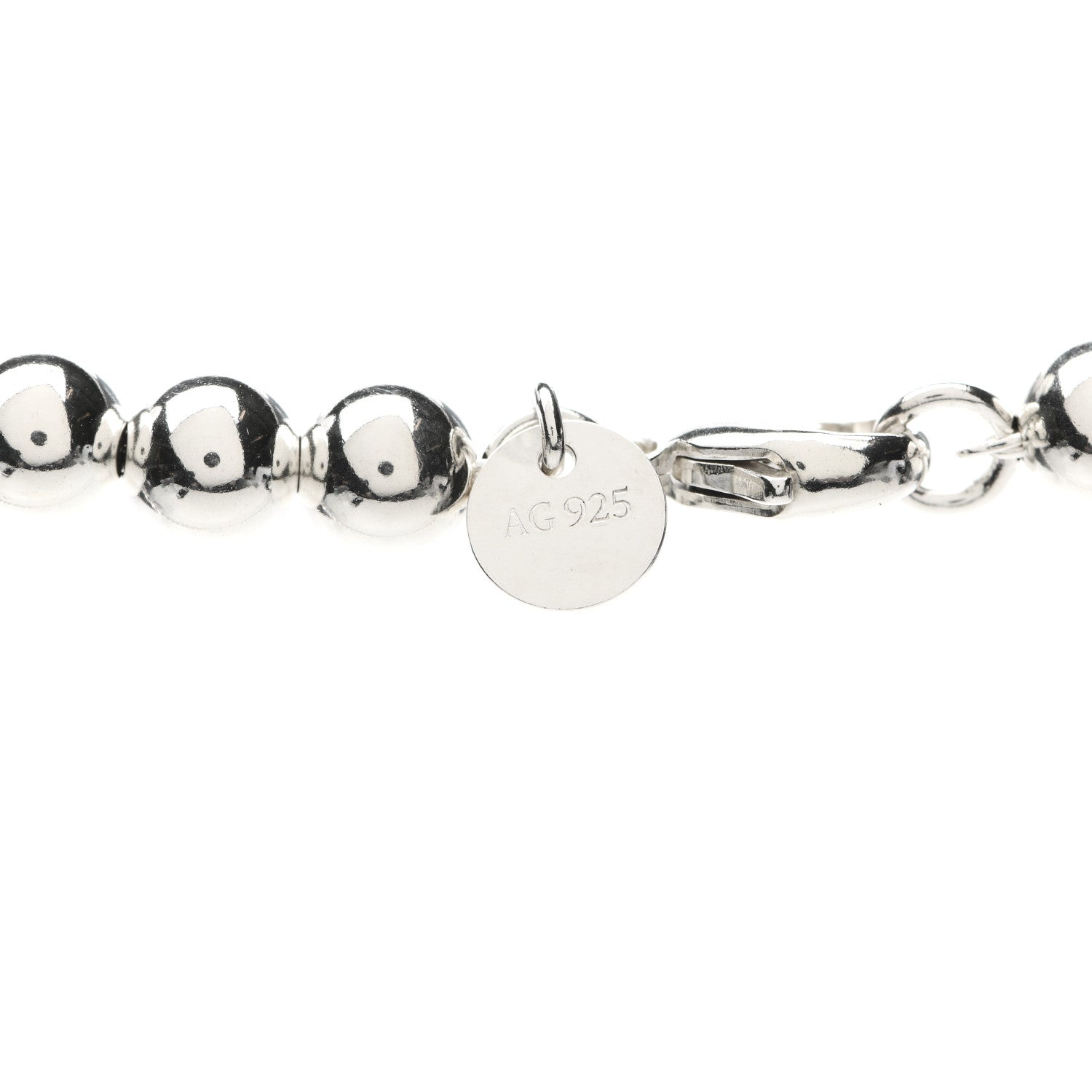 Tiffany Sterling Silver HardWear Graduated Ball Necklace 4 of 6