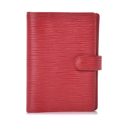 Louis Vuitton Epi Small Ring Agenda Cover Castillan Red 1 of 6