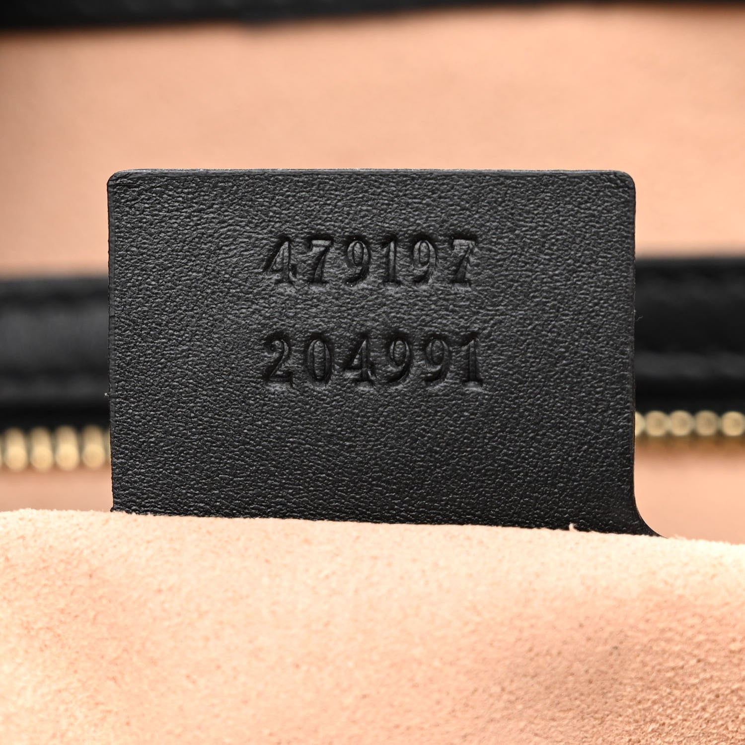 Gucci Guccissima Medium Padlock Tote Black 7 of 11