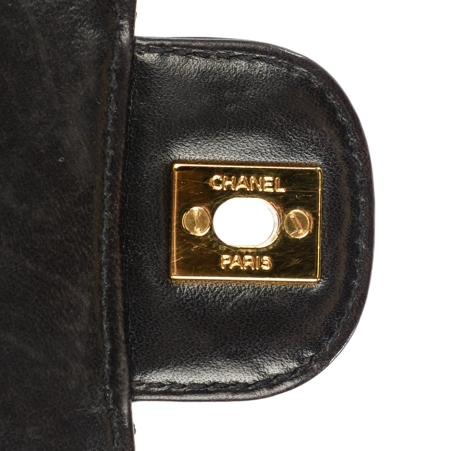 Chanel Patent Quilted Medium Single Flap Bag Black 5 of 9