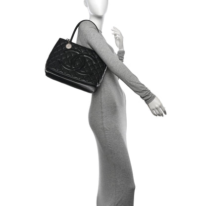 Chanel Caviar Quilted Medallion Tote Black 2 of 14