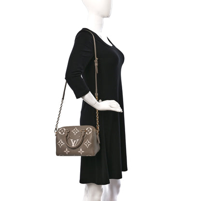 Louis Vuitton Empreinte Monogram Giant Speedy Bandouliere 20 Creme Beige 2 of 8