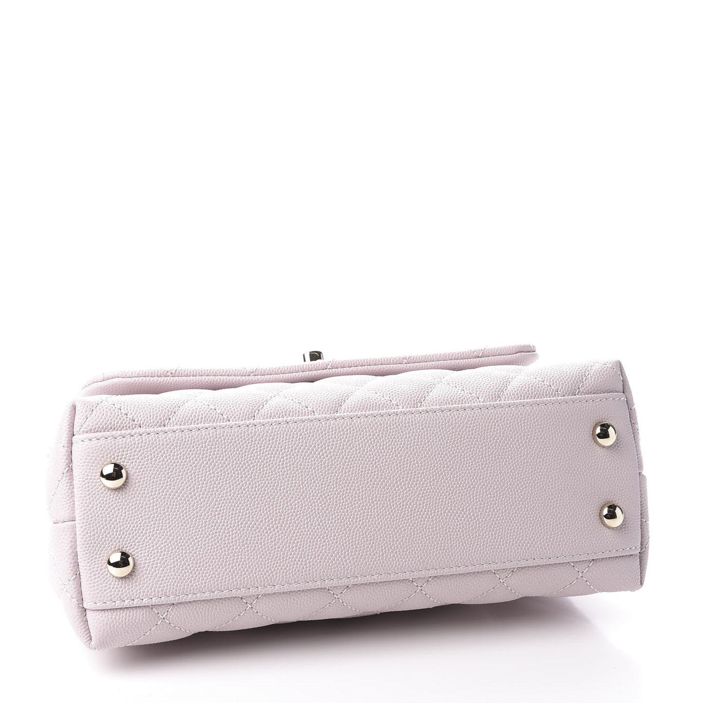 Caviar Quilted Mini Coco Handle Flap Lilas Lilac