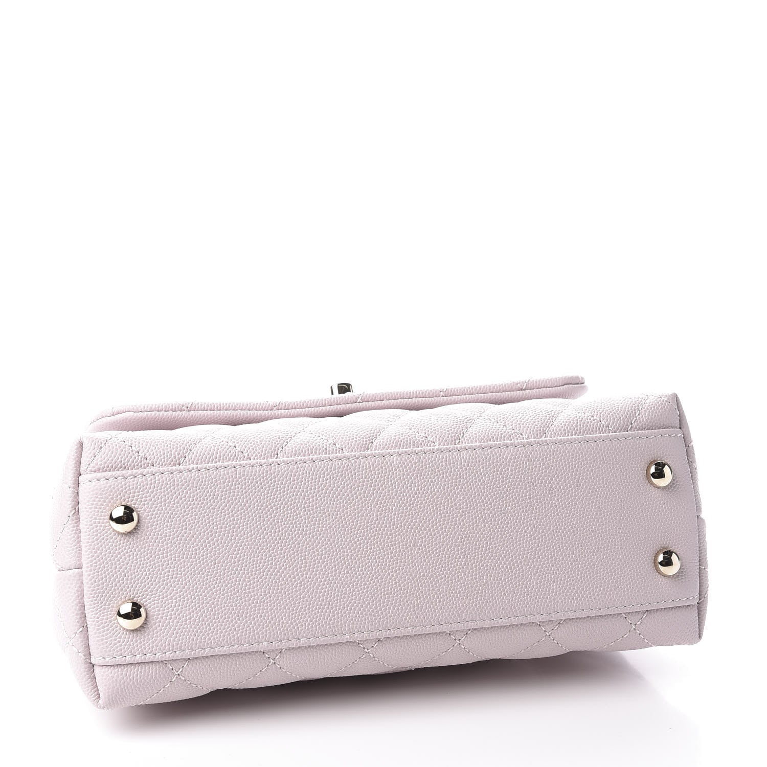 Chanel Caviar Quilted Mini Coco Handle Flap Lilas Lilac 3 of 10