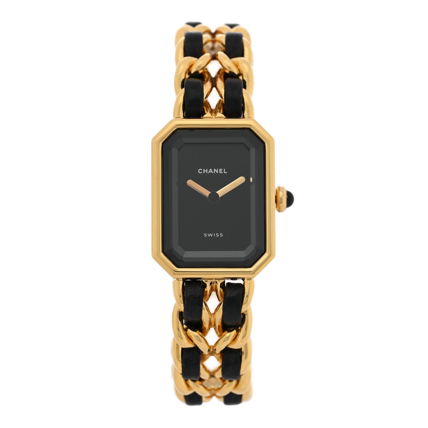 Stainless Steel Lambskin 20mm Chain Premiere Quartz Watch Gold M