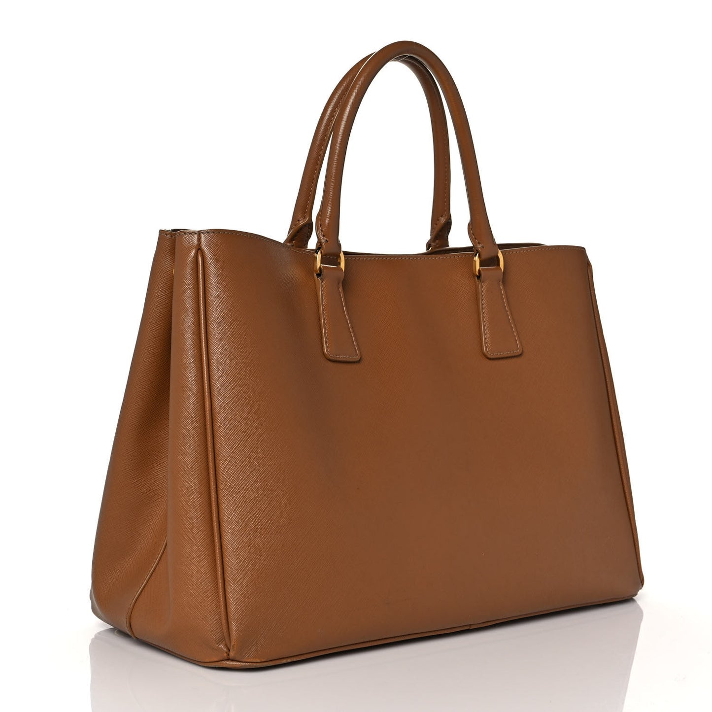 Saffiano Lux Large Tote Caramel
