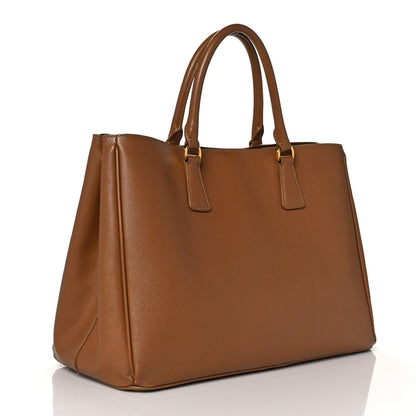 Prada Saffiano Lux Large Tote Caramel 2 of 9