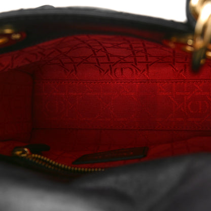 Christian Dior Lambskin Cannage Mini Lady Dior Black 5 of 8