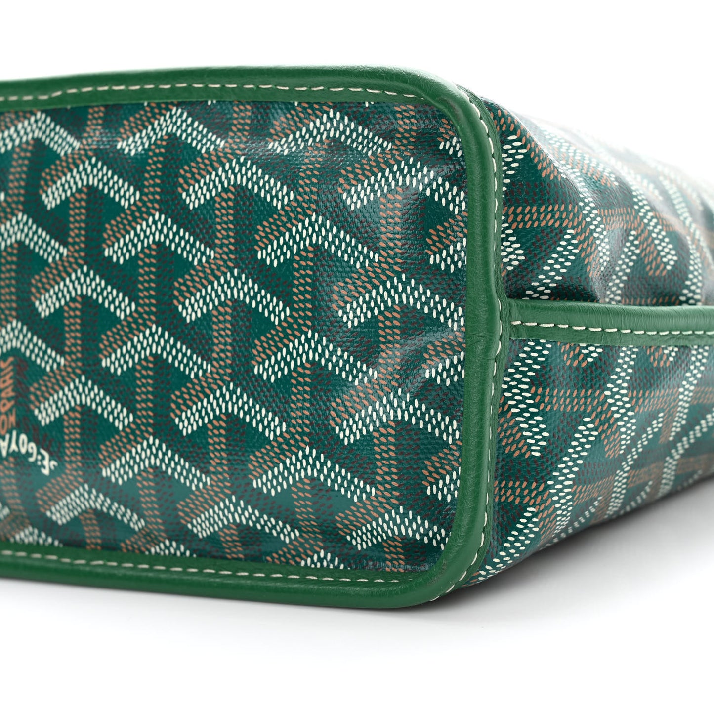 Goyardine Reversible Mini Anjou Green