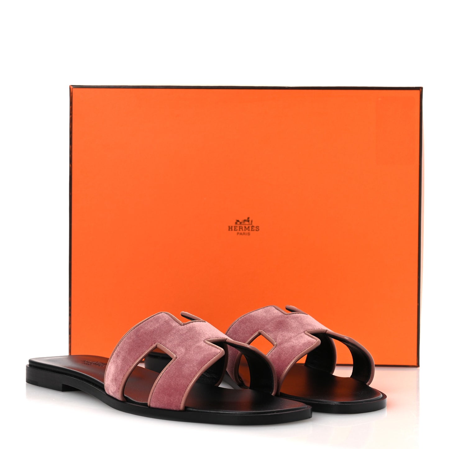 Velvet Nappa Oran Sandals 39 Bois de Rose