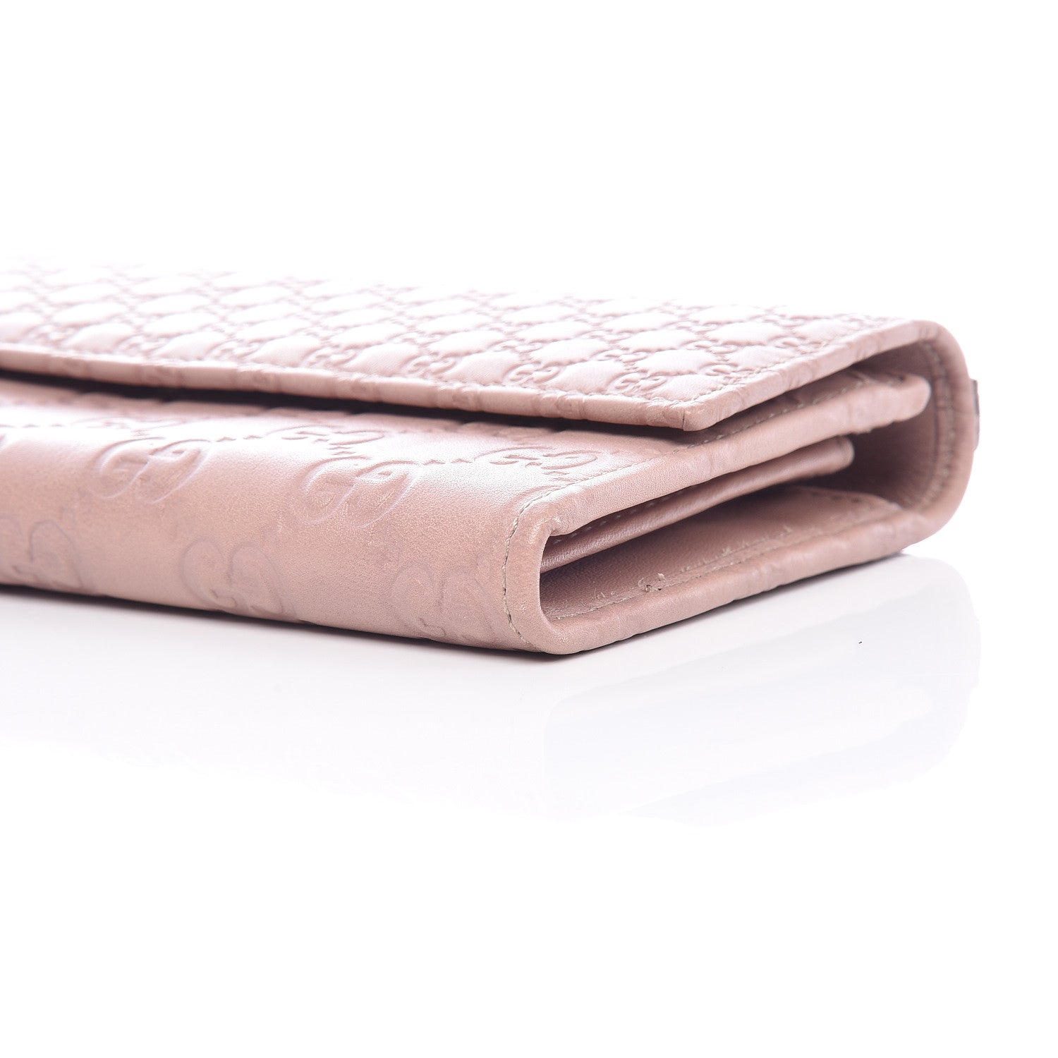 Gucci Guccissima Signature Microguccissima Bree Continental Wallet Dark Cipria 10 of 13