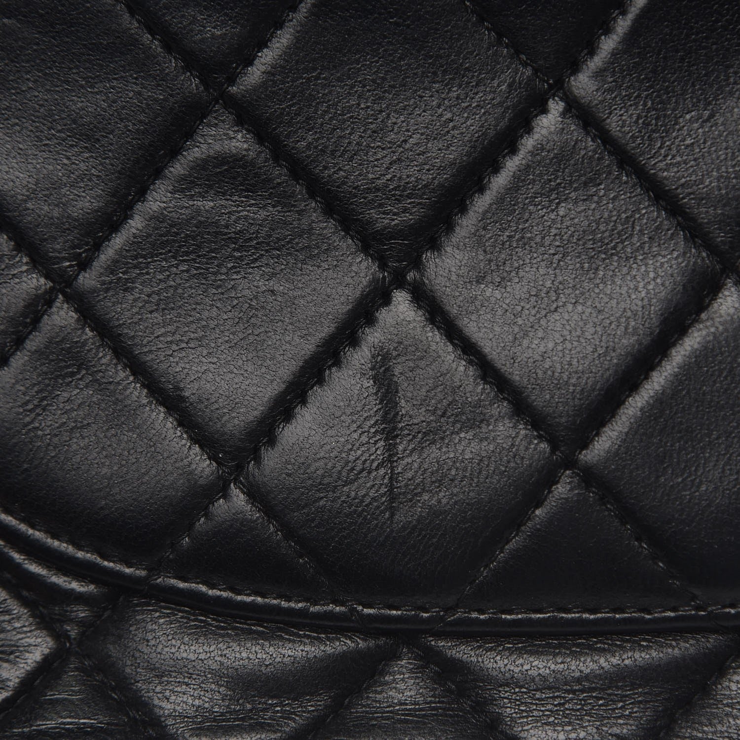 Chanel Lambskin Quilted Mini Square Flap Black 10 of 10