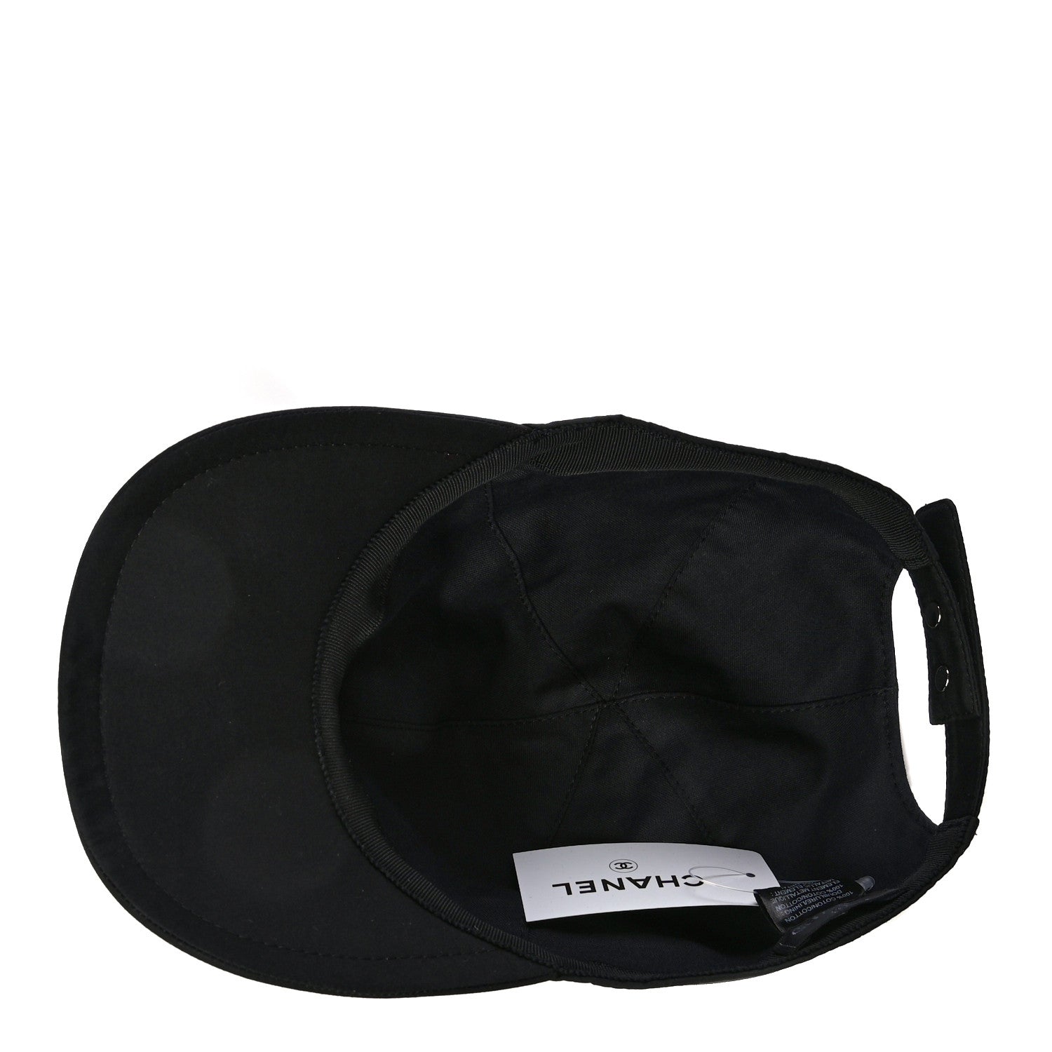 Chanel Cotton CC Cap Hat Black 6 of 8