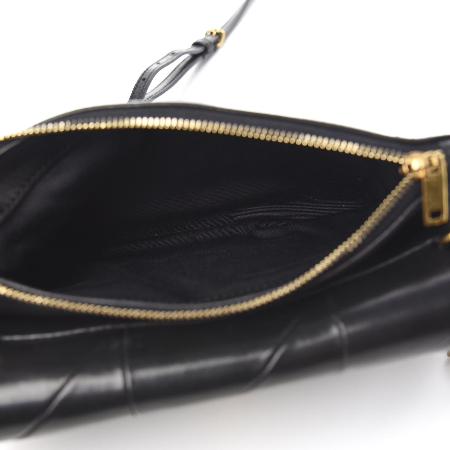 Lambskin Patchwork Monogram Jamie Chain Wallet Black