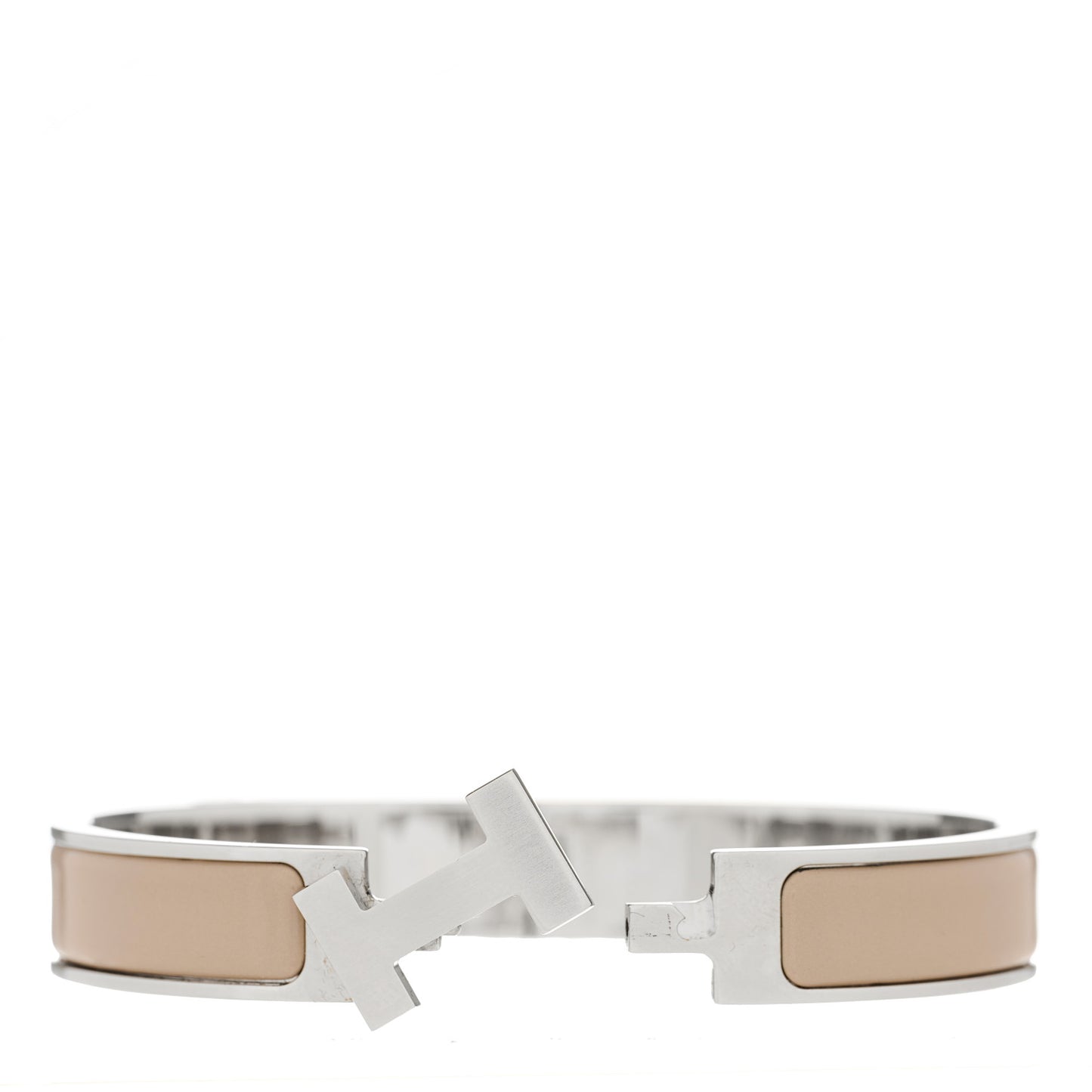 Matte Enamel Narrow Clic Clac HH Bracelet PM Chesnut