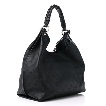 Louis Vuitton Mahina Carmel Hobo Black 3 of 10