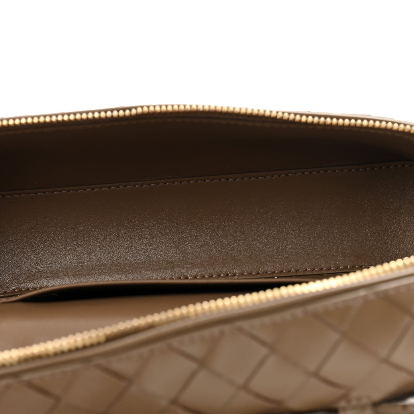 Calfskin Intrecciato Bang Bang Vanity Case Pinecone