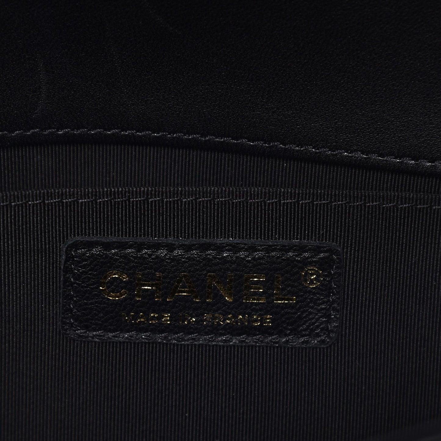 Lambskin Quilted Medium Boy Flap Black