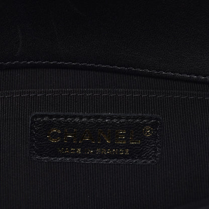 Chanel Lambskin Quilted Medium Boy Flap Black 6 of 8