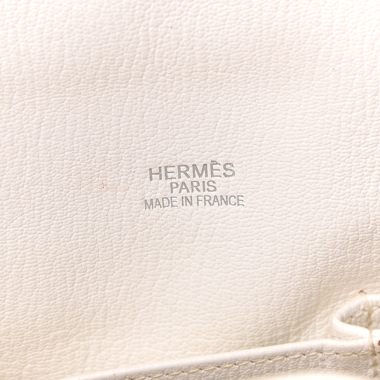 Hermes Taurillon Clemence Jypsiere 34 White 7 of 22