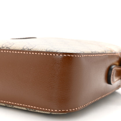 Gucci GG Supreme Monogram Azalea Calfskin Retro Interlocking G Messenger Shoulder Bag Beige Ebony Brown Sugar 10 of 10