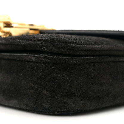 Celine Suede Small Pampille C Bag Black 10 of 11