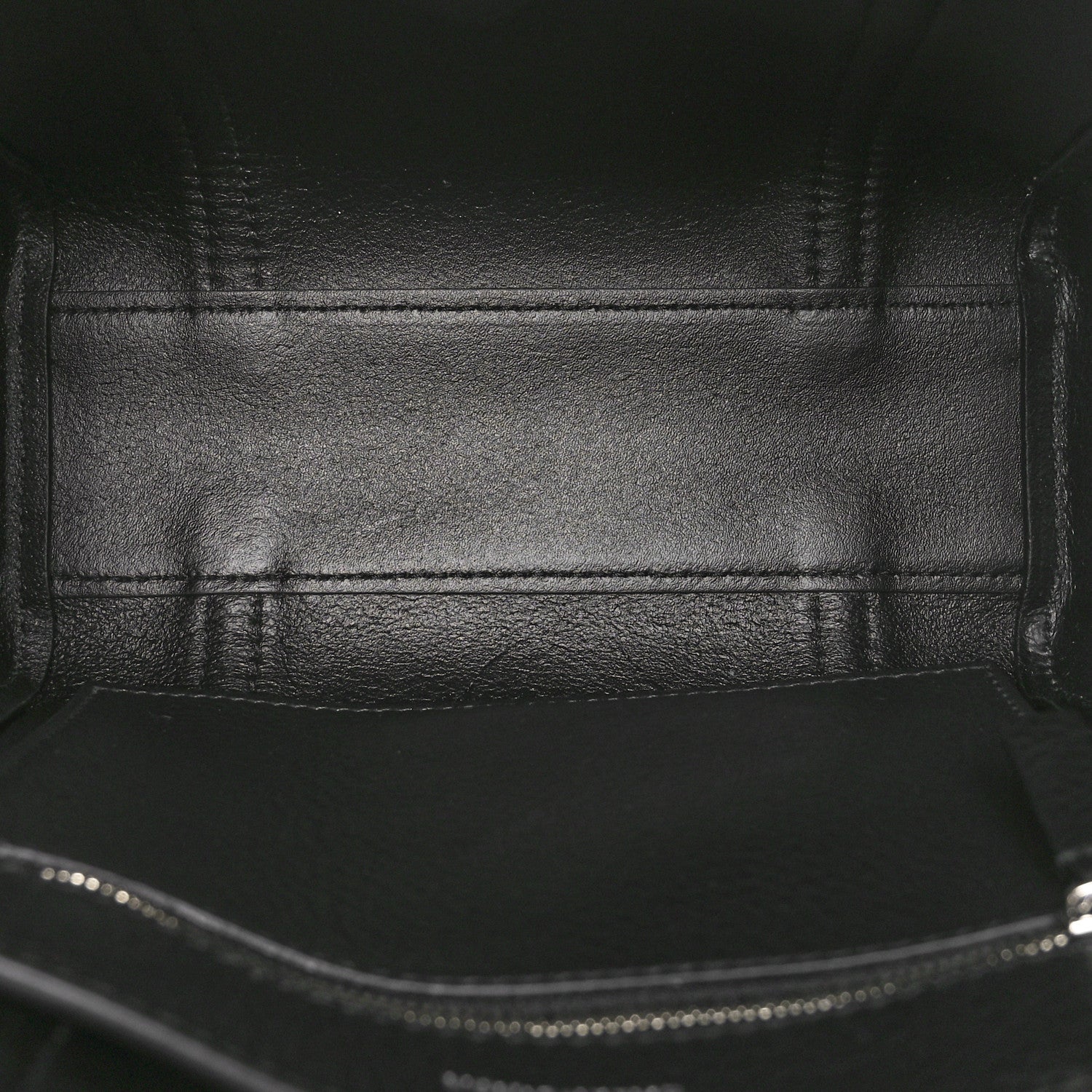 Balenciaga Smooth Calfskin Logo Double Sided XXS Everyday Tote Black White 5 of 9