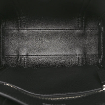 Balenciaga Smooth Calfskin Logo Double Sided XXS Everyday Tote Black White 5 of 9